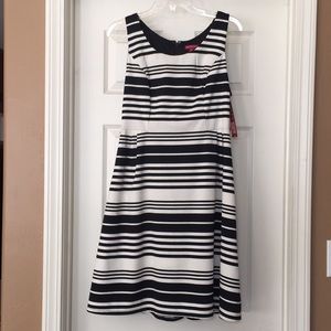 Black and white ladies dress